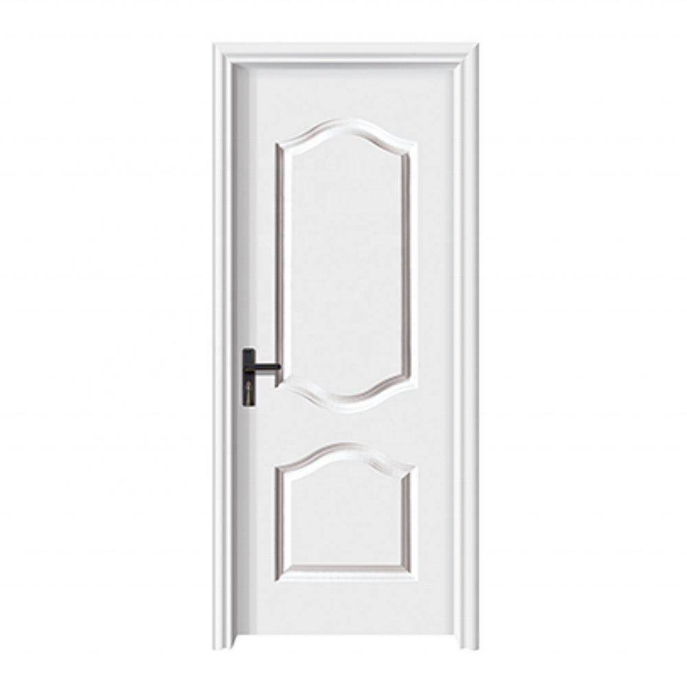 JIAHome China Factory Emboss Moulded Design Waterproof Interior Room PVC/ WPC Doors With Door Frame For House