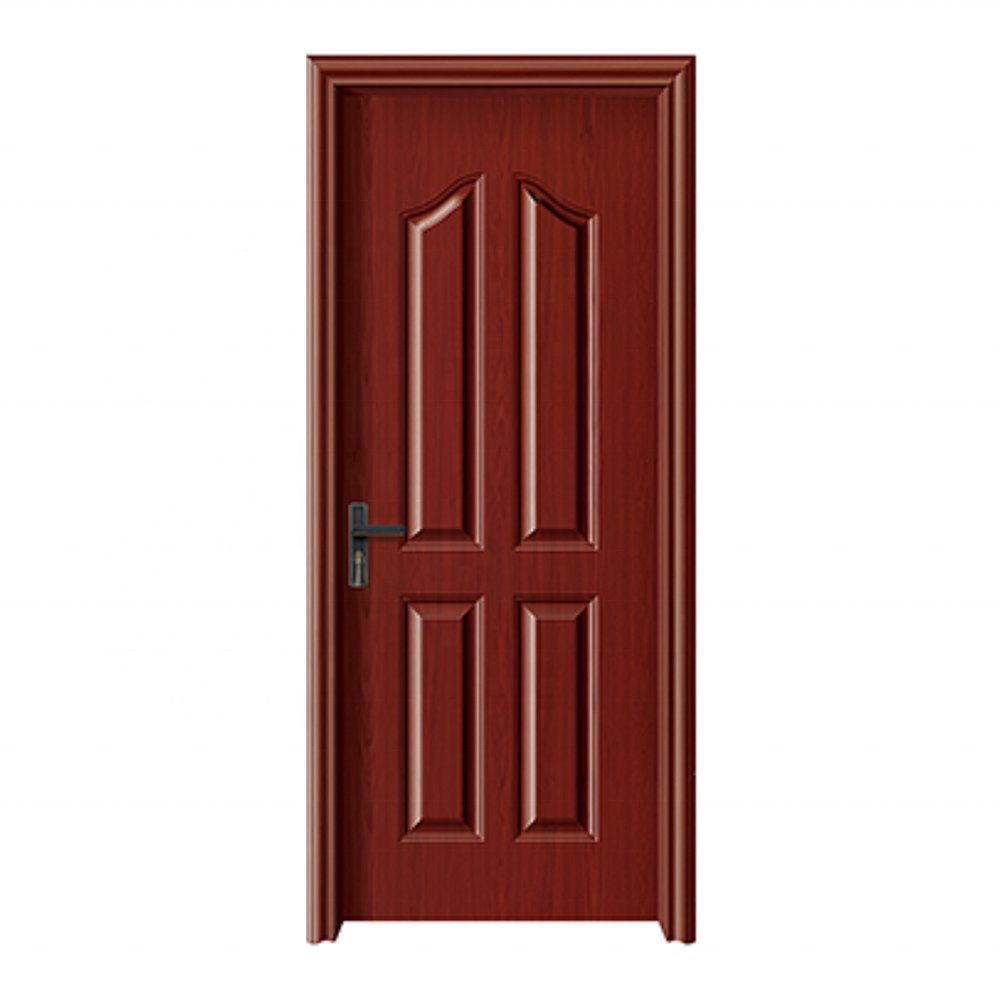 JIAHome China Factory Emboss Moulded Design Waterproof Interior Room PVC/ WPC Doors With Door Frame For House