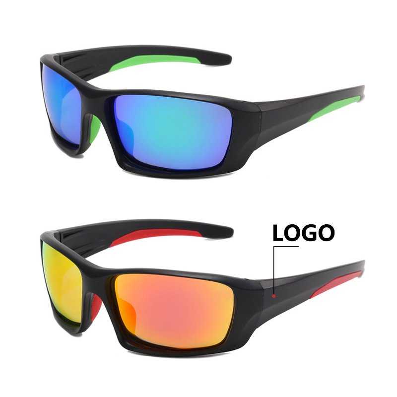 XUEDIAO High End Polarized Sports Sun Glasses UV400 Protection OEM Custom Logo PC Frame Unisex Colorful Sunglasses