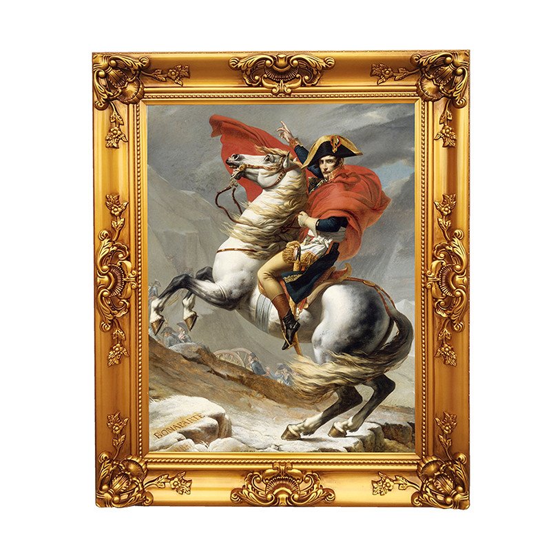 Customize Gold Color Antique Baroque Vintage Wood Luxury Picture Frames For Home Wall Decor