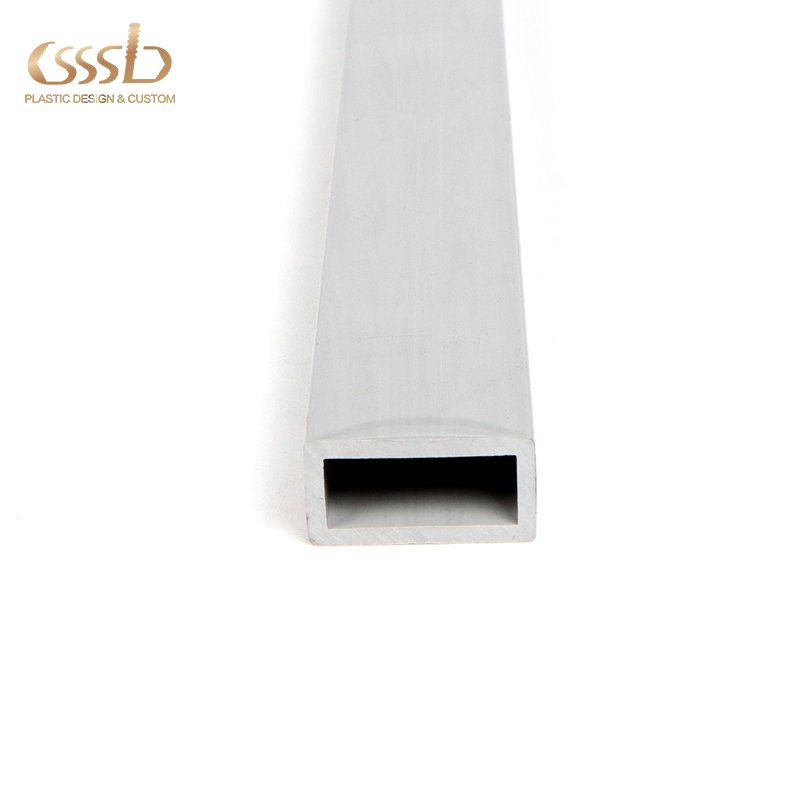 PVC rectangular grey tube for frame