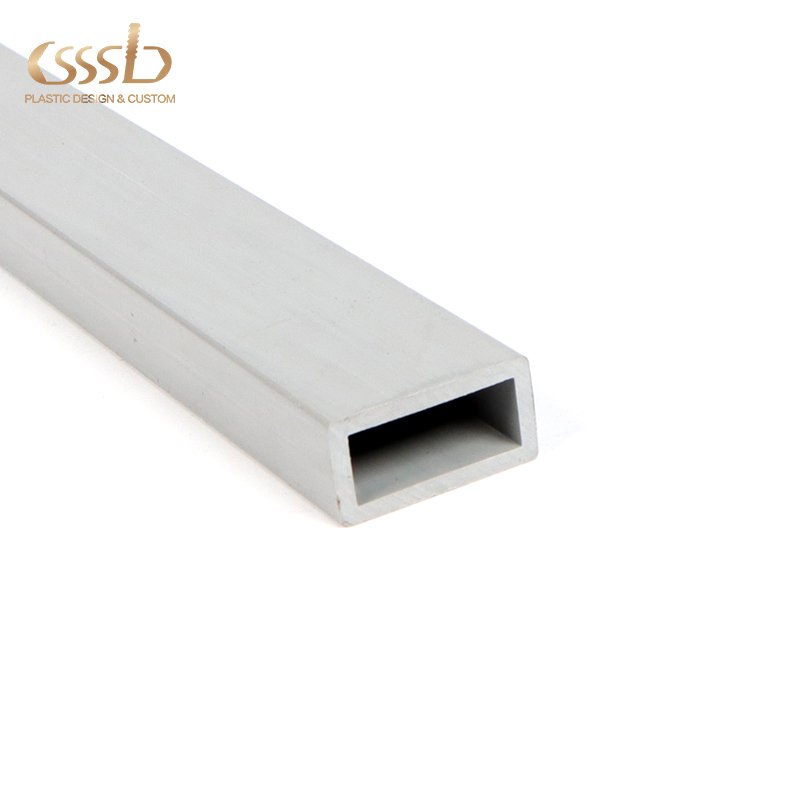 PVC rectangular grey tube for frame