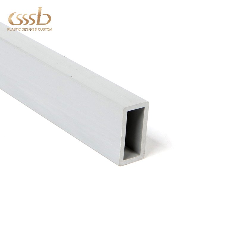 PVC rectangular grey tube for frame
