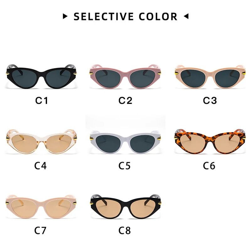 LeonLion Oval Vintage Sunglasses Women Small Frame Personality Glasses Women Simple Driving Eyewear Women Lentes De Sol Mujer