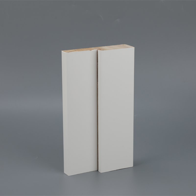 Interior Flat Primed Wood Door Jambs Decoration Line Suppliers Wooden Frame Moulding