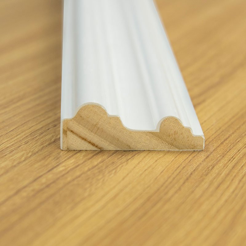 White Primed Frame Decorative Chinese Wood Moulding