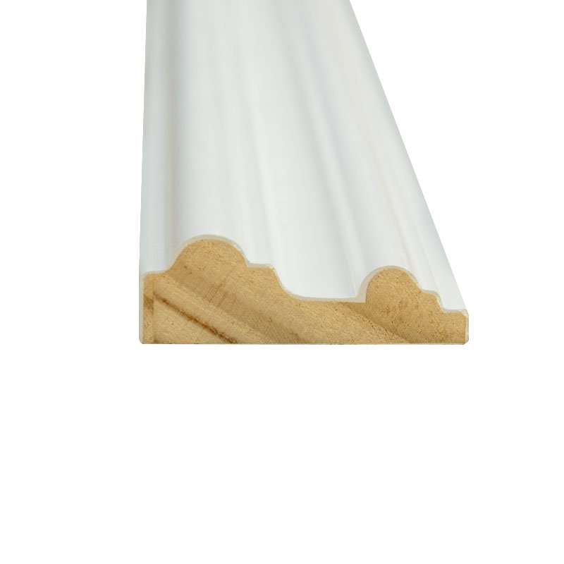 White Primed Frame Decorative Chinese Wood Moulding