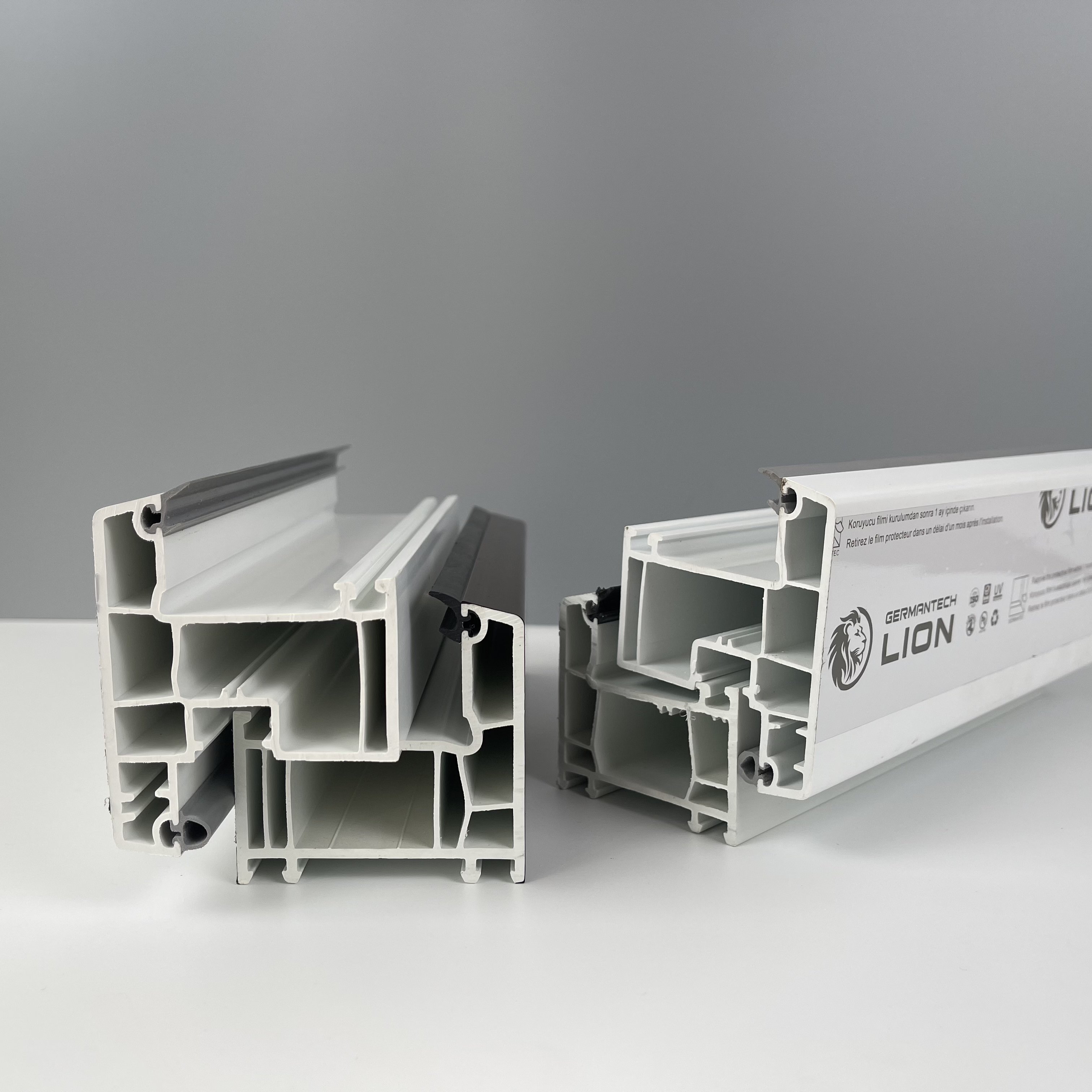 Manufactured Upvc Profile Laien Building Moulding Casement Plastic Profiles