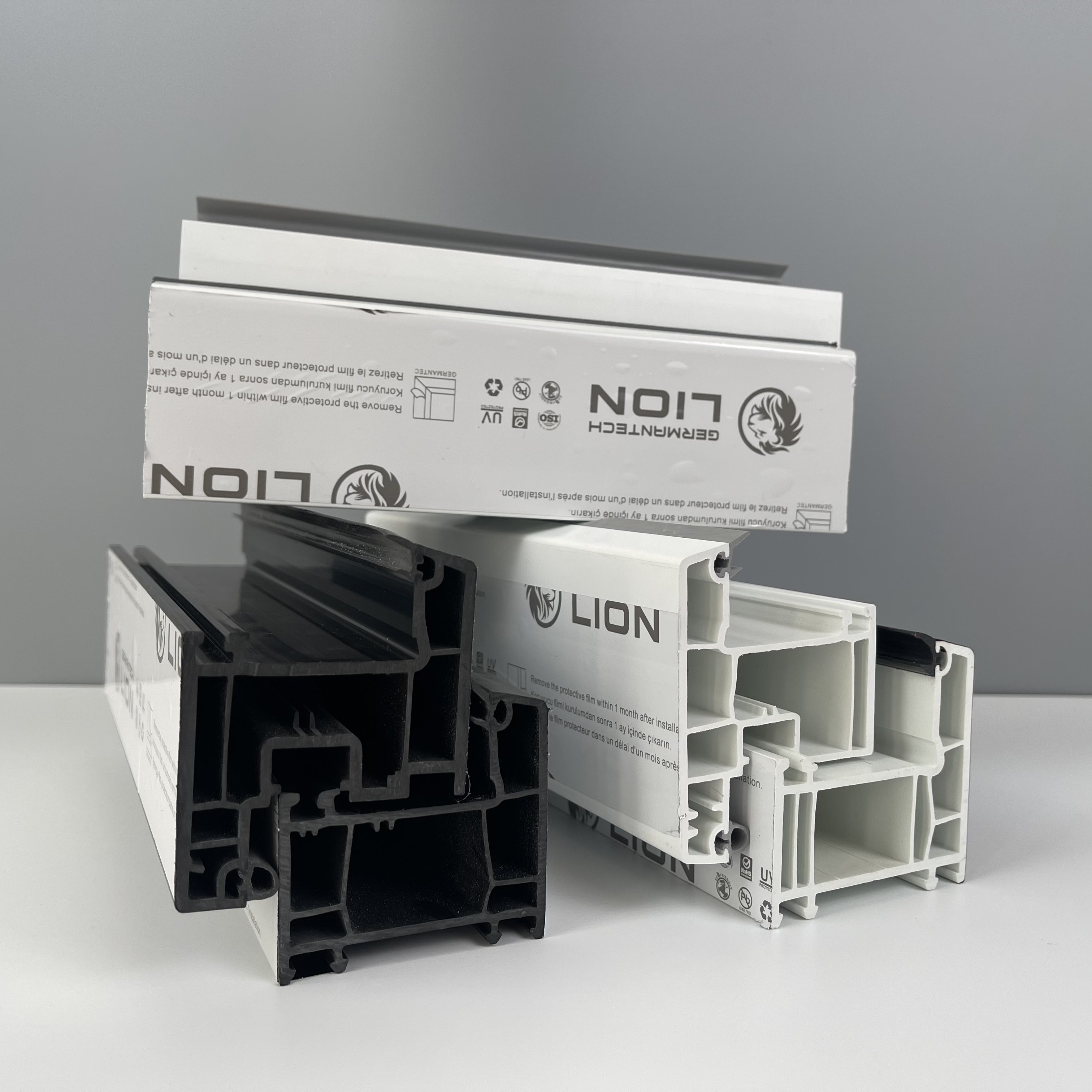 Manufactured Upvc Profile Laien Building Moulding Casement Plastic Profiles