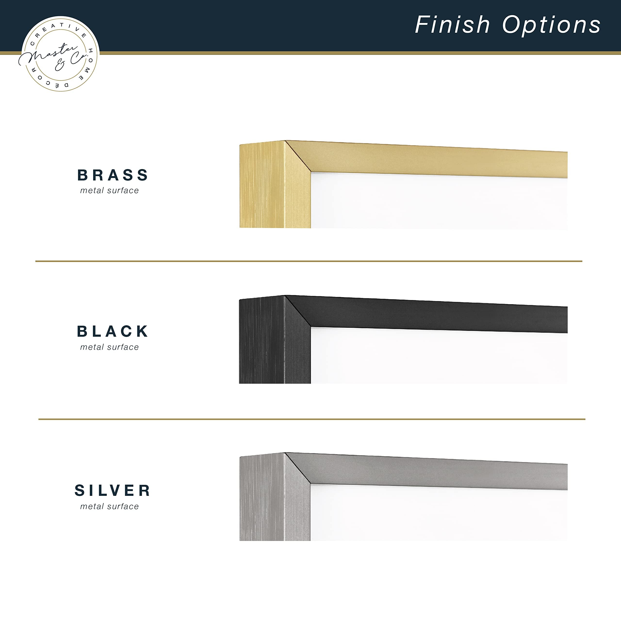 Doremi Custom Design Decorative Aluminium Gold A Large Al Metal Picture Frame Modern Home Wall Decoration Frames with Logo