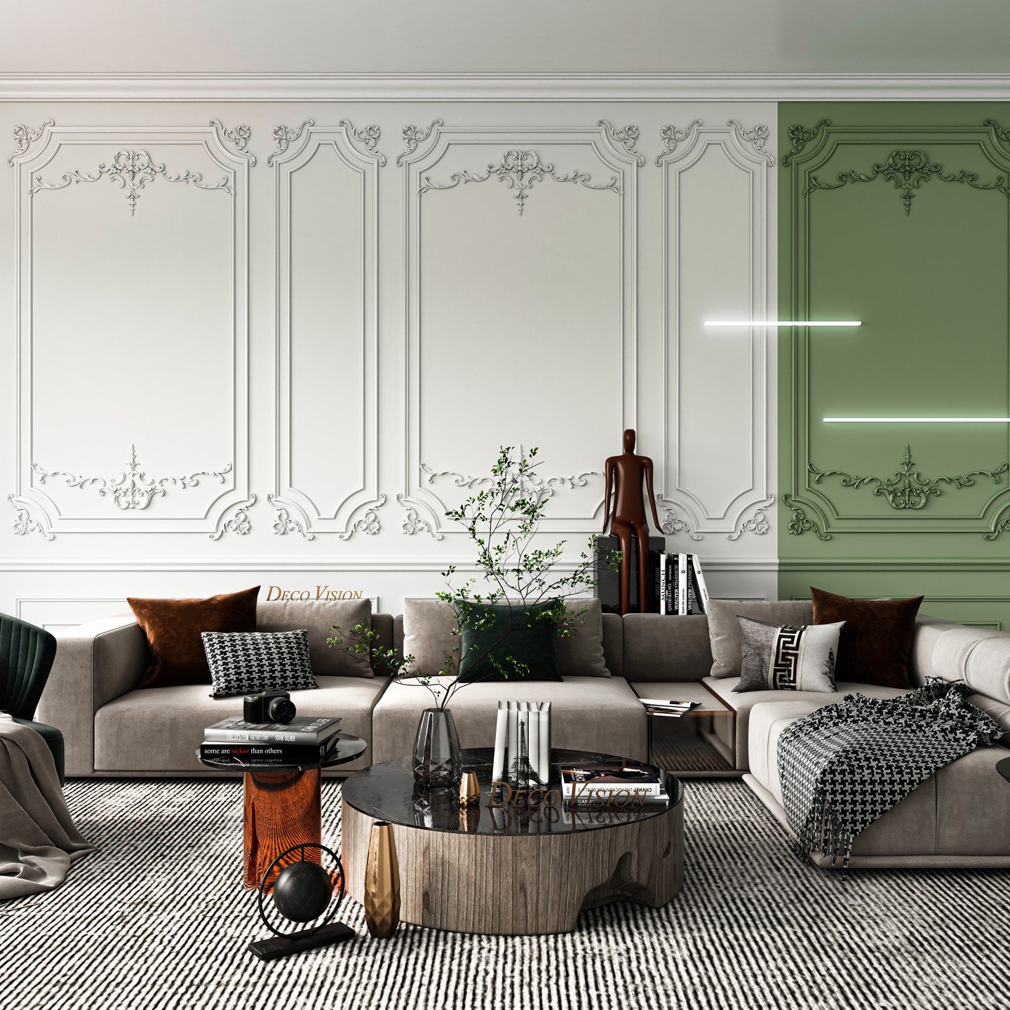 PU wall frame moulding