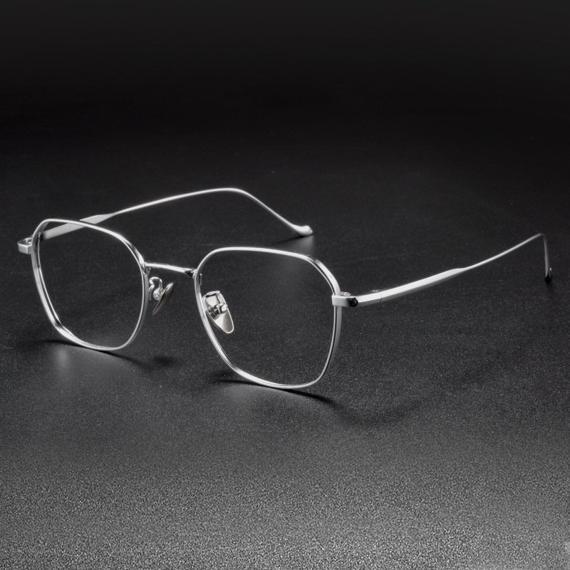 Glazzy Titanium Ultralight Vintage Retro Frame Myopic Prescription Eye Glass Frames Eyewear Glasses Eyeglasses