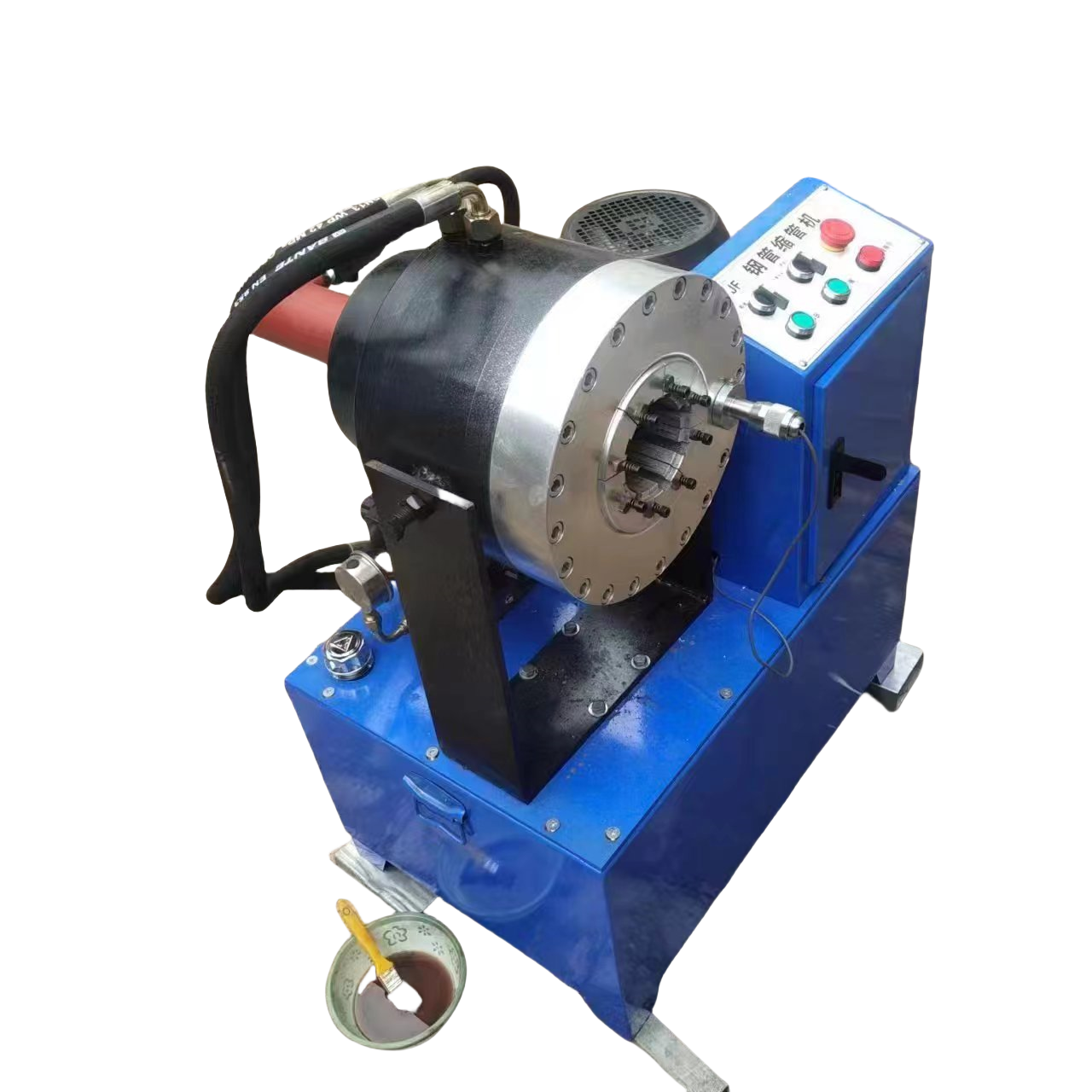 Pipe Shrinking Machine Steel Pipe Tube Head Reduce Diameter Joints Pressing Pipe End Forming Machine Tube Reducing Machine