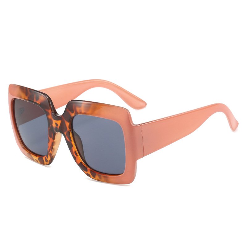 Dark Shade Designer Vintage Famous Brands Top Quality Oversized Men Wholesale Women Custom Logo 2024 Square Sunglasses