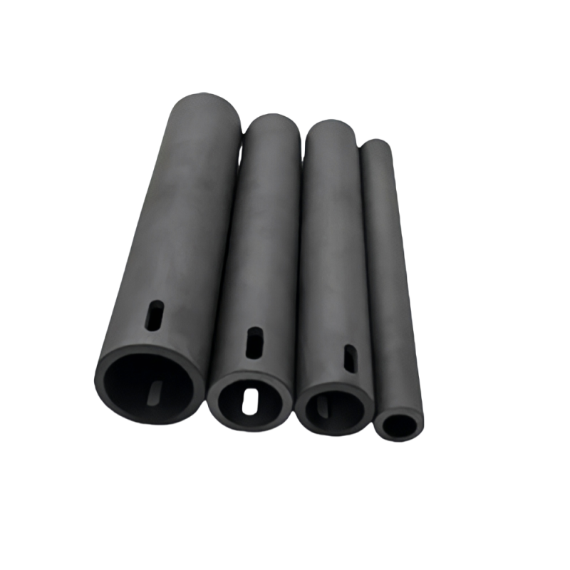 High Temperature Refractory SiSiC SiC Silicon Carbide Ceramic Kiln Roller Cylindrical Pipe Frame Beam Tube Heater Round Rod