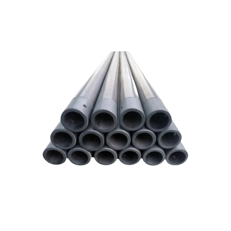 High Temperature Refractory SiSiC SiC Silicon Carbide Ceramic Kiln Roller Cylindrical Pipe Frame Beam Tube Heater Round Rod