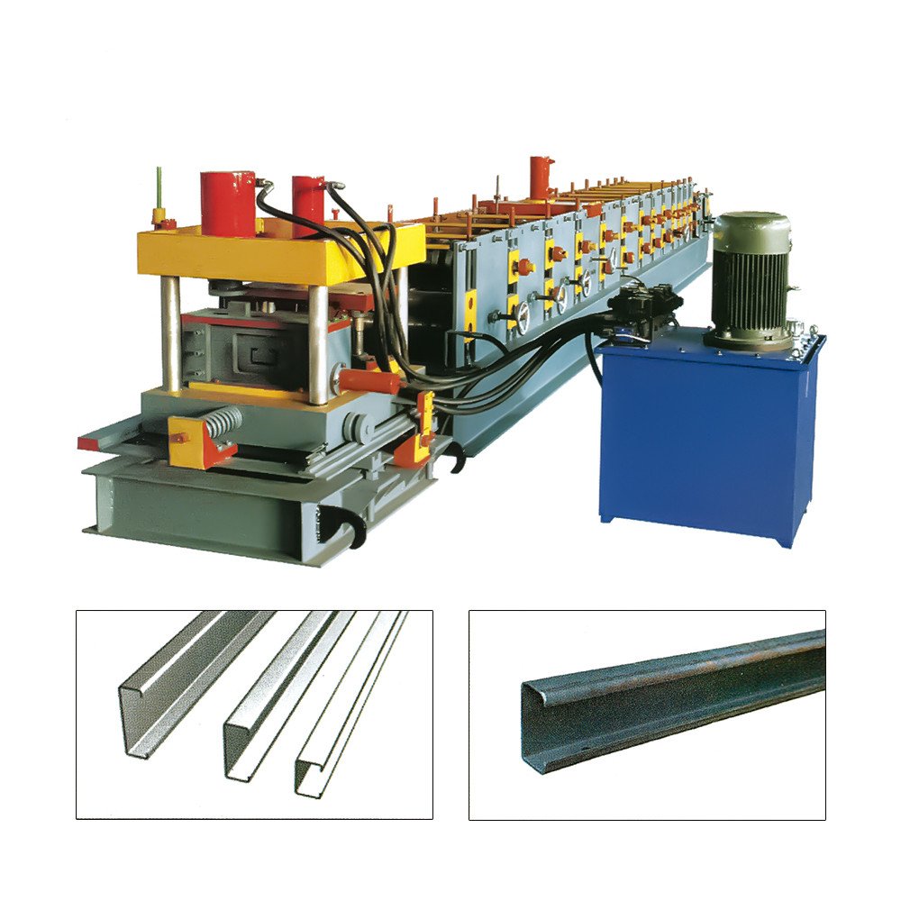 Automatic C Purlin Construction Machine Steel Frame & Purlin Machine with New Motor PLC Bearing Gear Engine Manufacturing Plant