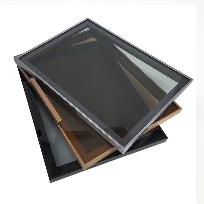 OEM Custom Aluminium Metal Framed Mirror Bathroom Vanity Mirror Frame