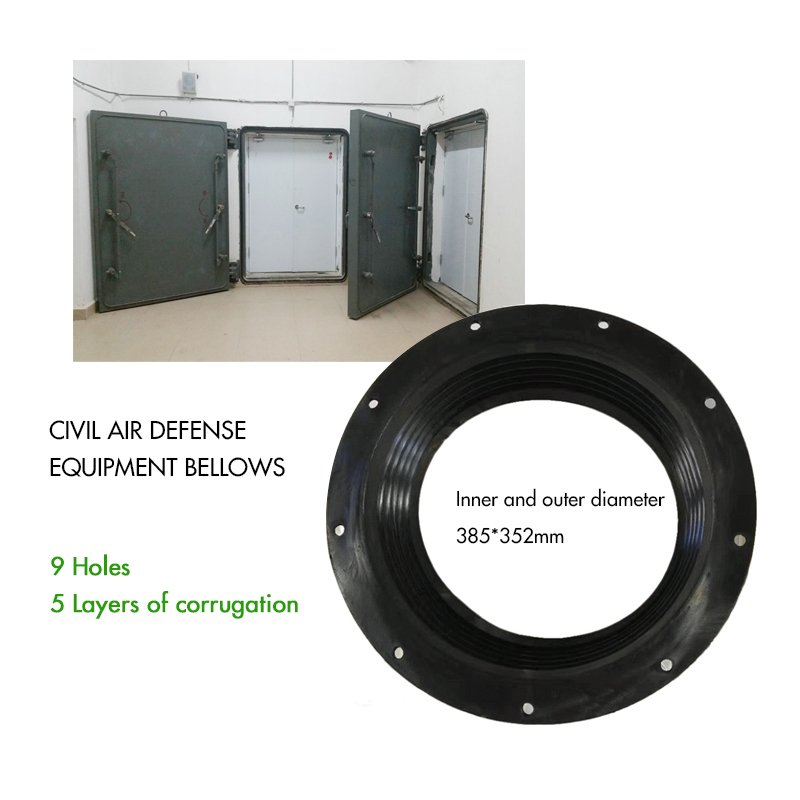 Air-defense door frame seal strip civil air-defense engineering airtight blast watertight door rubber foam sponge strip
