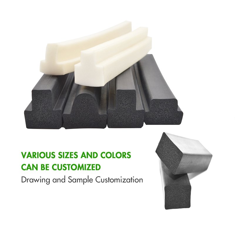 Air-defense door frame seal strip civil air-defense engineering airtight blast watertight door rubber foam sponge strip