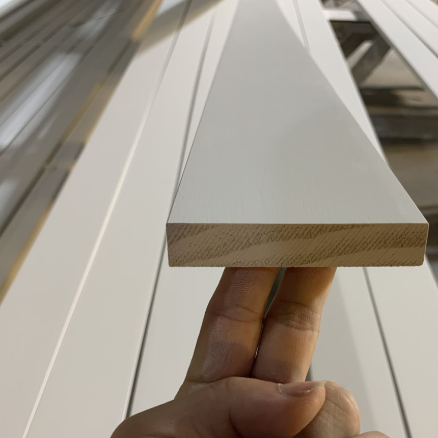 Primed Finger Joint Pine Wood Trim Square Board 1x2,1x4,1x6,1x8,1x10,1x12