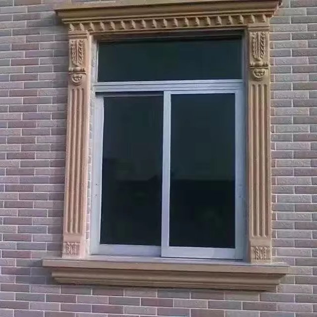RF plastic window moulding Plastic exterior decorative concrete window frame moldings cement door trim mold for sell