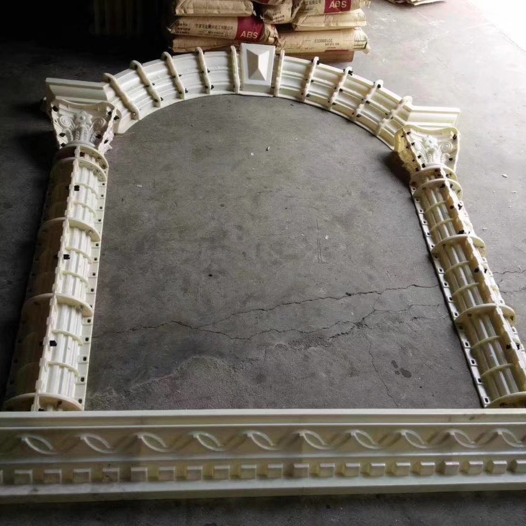 RF plastic window moulding Plastic exterior decorative concrete window frame moldings cement door trim mold for sell