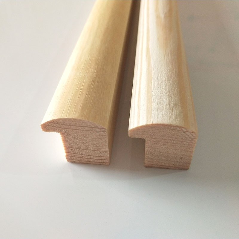 Factory Wholesale Custom Size Home Decoration Wall Hanging Pine Wooden Picture Frame Mouldings