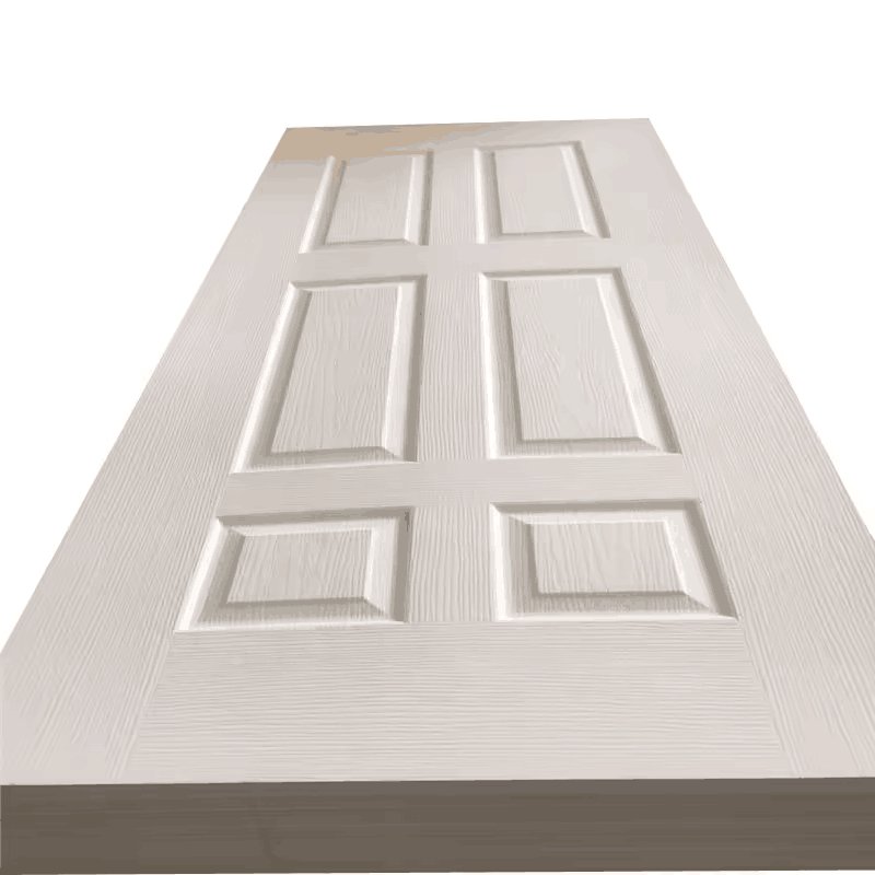 2.7mm 3mm new design Moulded HDF MDF melamine door skin interior 6 panel door sheet skin