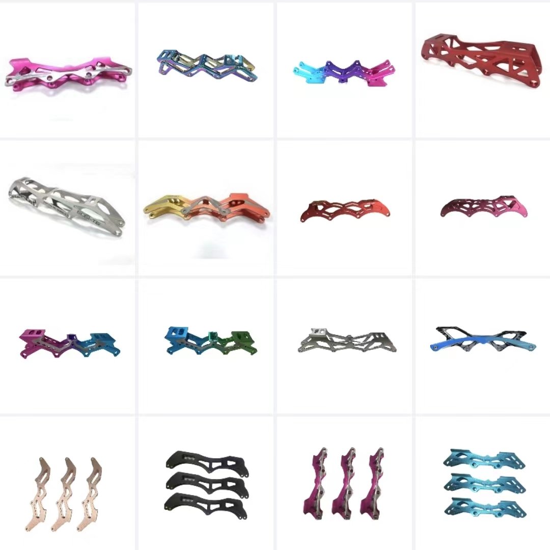 Professional inline carbon speed skate aluminium CNC frame