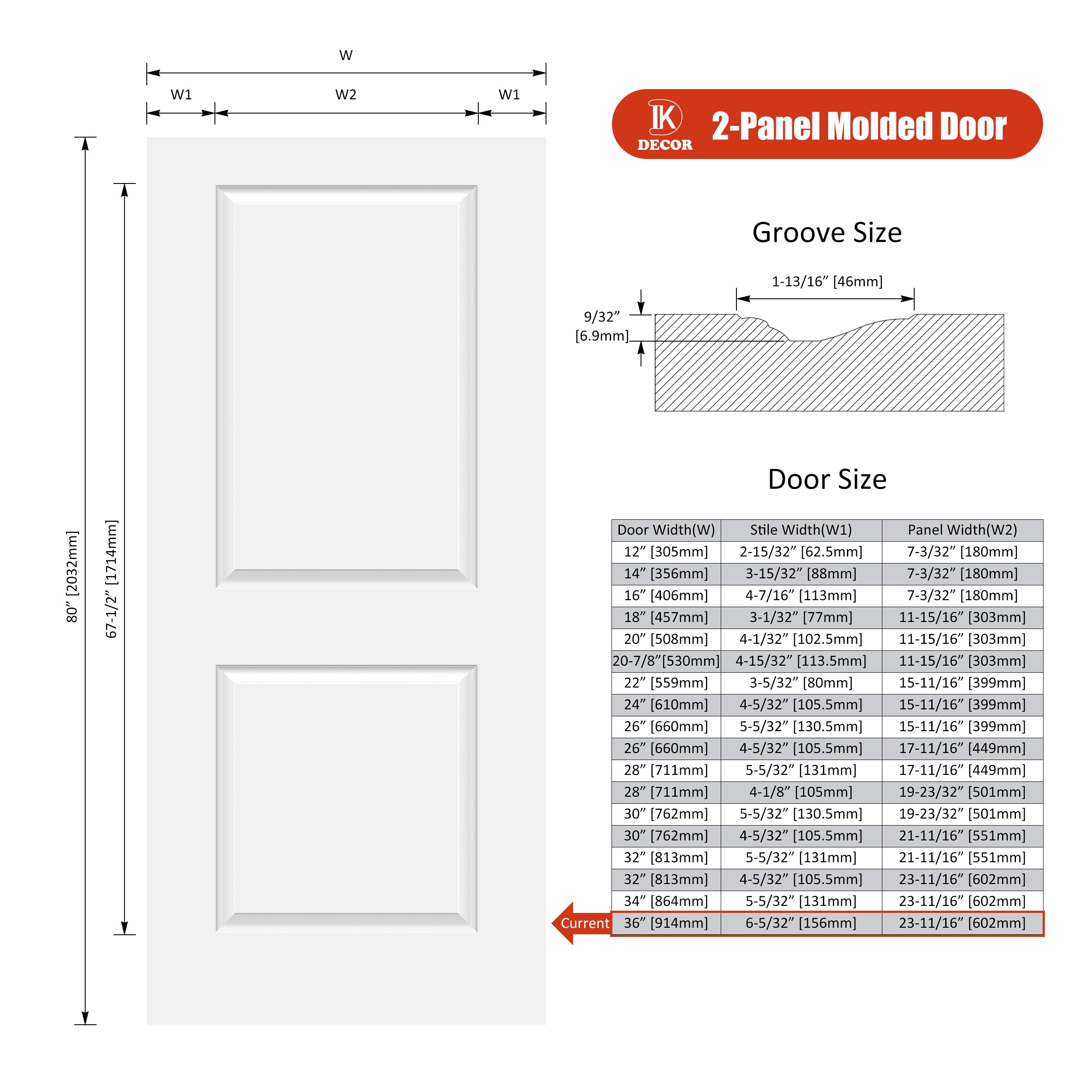 pre hung white primed 2 panel hollow core wood interior Moulded doors for home