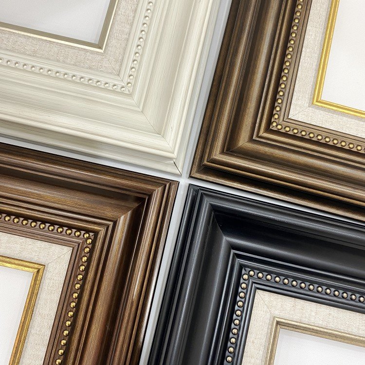 Wholesale modern art decor photo frame PS picture mirror frame moulding