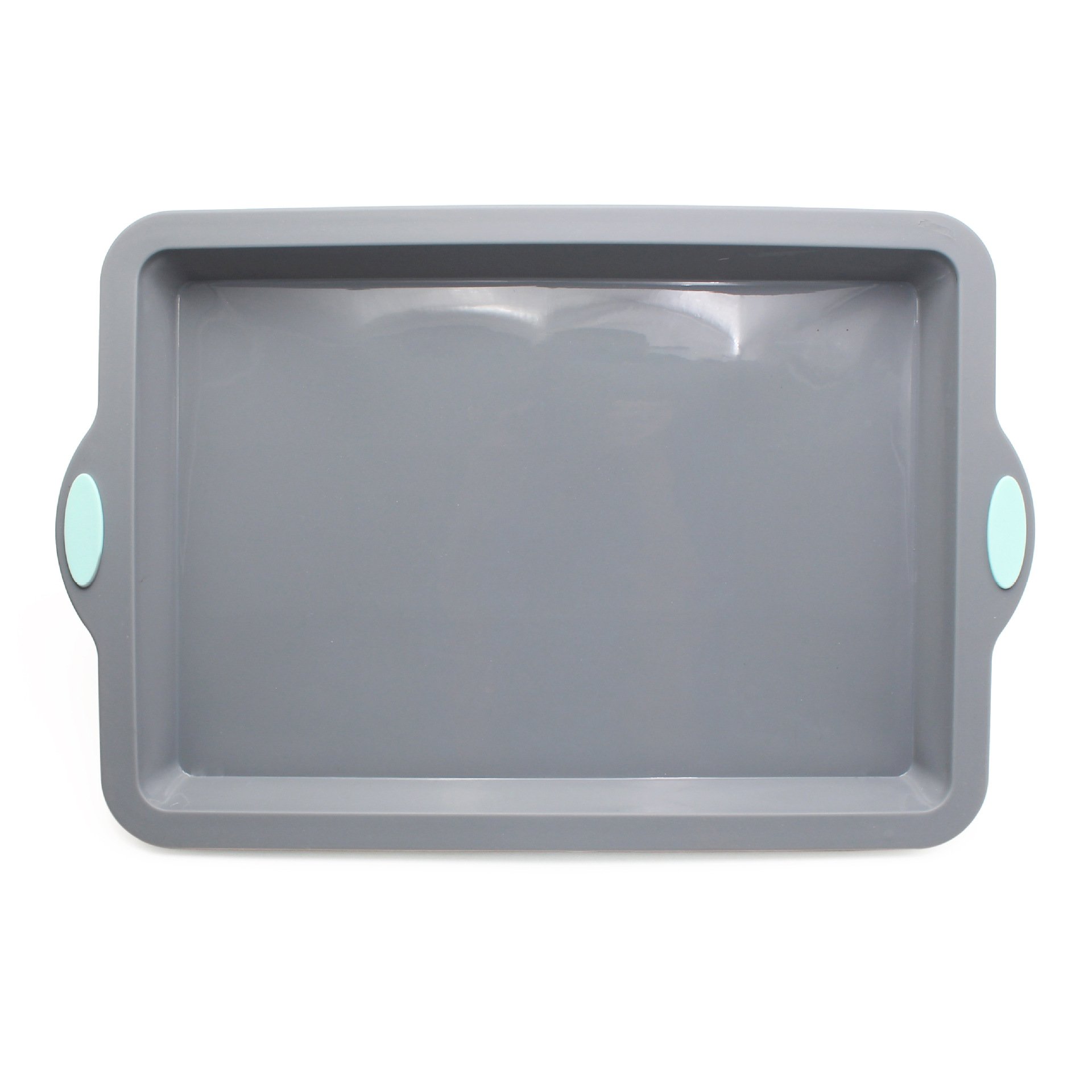 Large Bicolor Hard Frame Kitchen Bakeware Food-Grade Silicone Cake Pan Mold for DIY Bread & Cookie Baking Baking Dishes & Pans