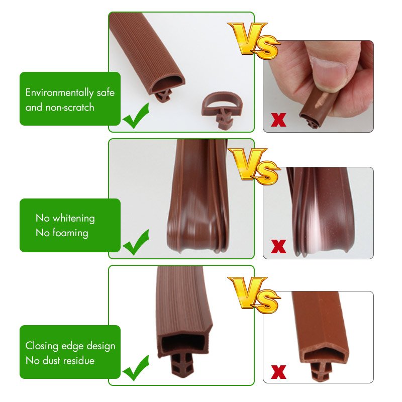 TPE silicone rubber sealing all size weatherstrips for door window frame gasket seal strip for door t slot type