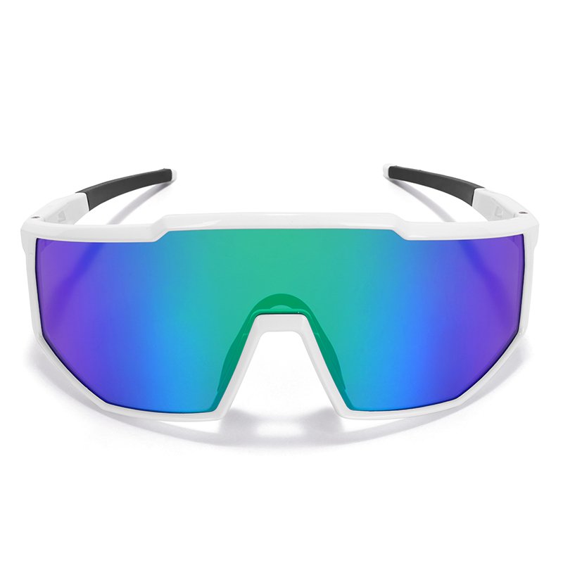 TR90 Frame Polarized Sports Sunglasses with Custom Blue PC Lens cycling goggle for Outdoor Activites