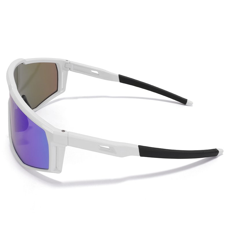 TR90 Frame Polarized Sports Sunglasses with Custom Blue PC Lens cycling goggle for Outdoor Activites