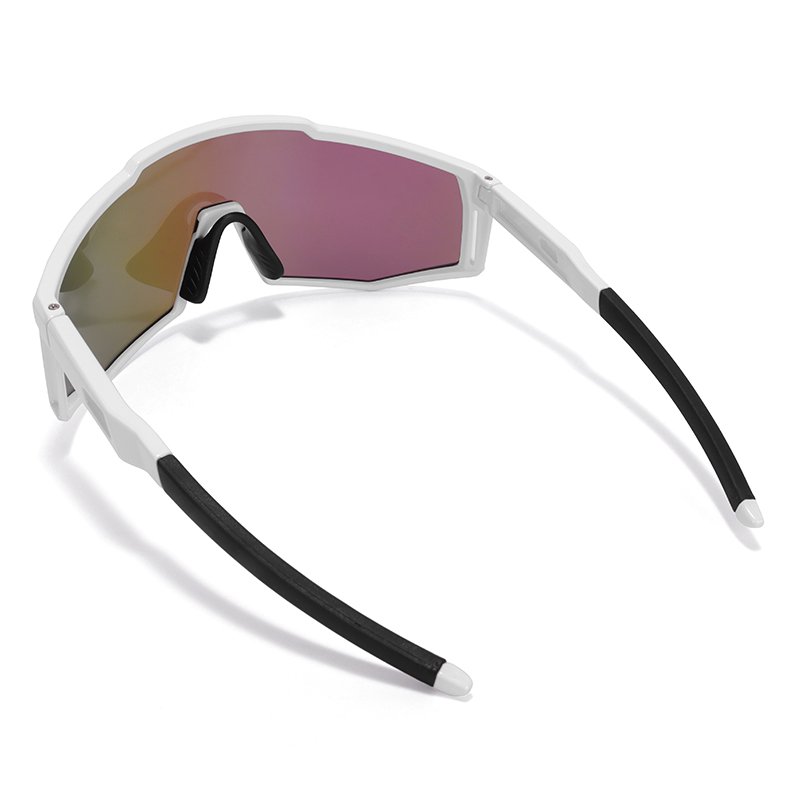 TR90 Frame Polarized Sports Sunglasses with Custom Blue PC Lens cycling goggle for Outdoor Activites