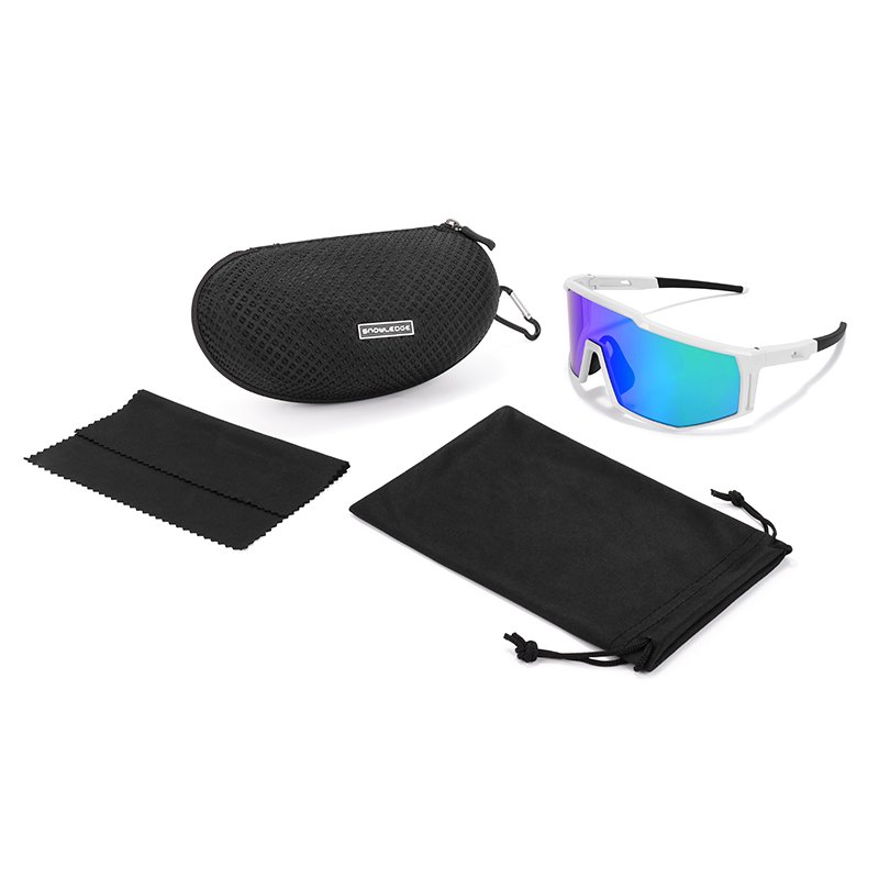 TR90 Frame Polarized Sports Sunglasses with Custom Blue PC Lens cycling goggle for Outdoor Activites