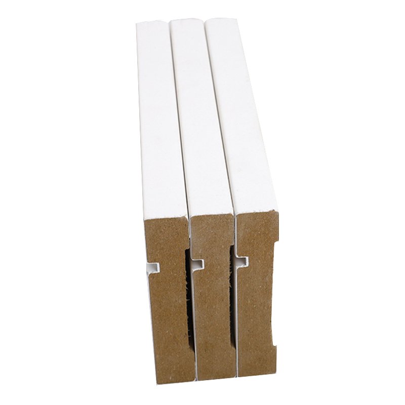 Modern Decorative White Gesso Primed Mdf Door Frame Moulding for Sales