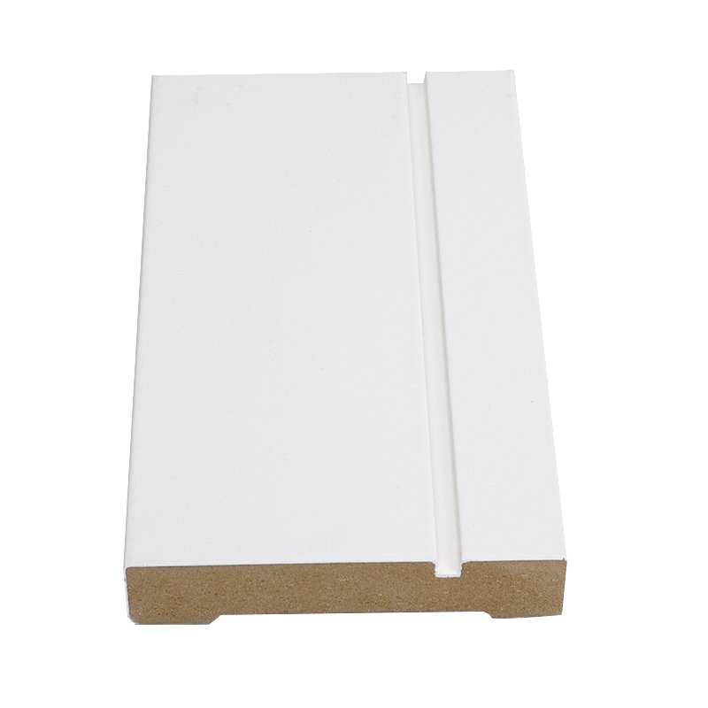 Modern Decorative White Gesso Primed Mdf Door Frame Moulding for Sales