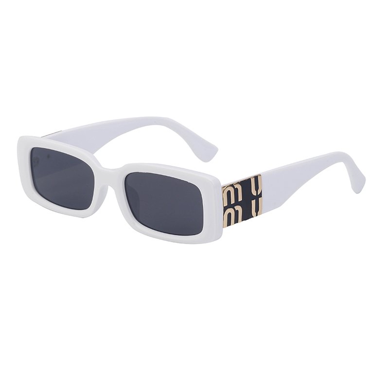 Classic Retro INS Hot Sunglasses Unisex High Quality UV400 PC Frame Available in White and Red Shades for Ladies and Men