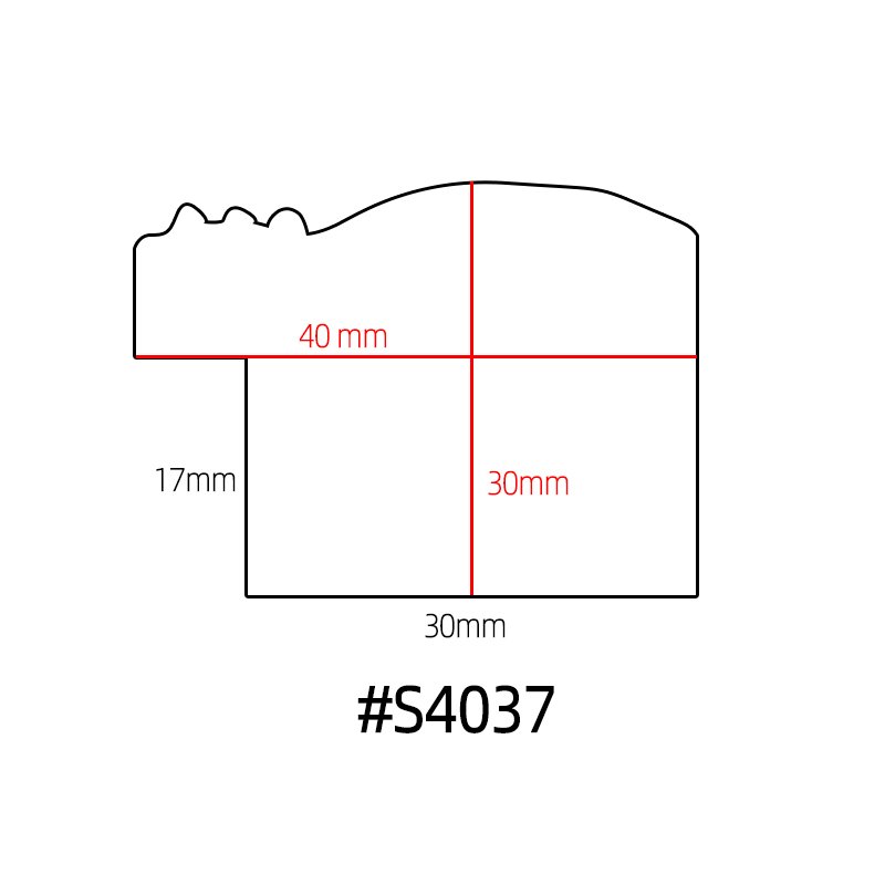 High quality free sample picture frame moulding solid wood frame moulding 40x30 mm wood frame moulding profile