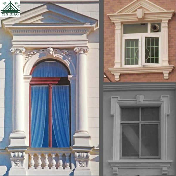 Door Window Trim Mouldings Plastic Window Frame Moulds For Grc Concrete