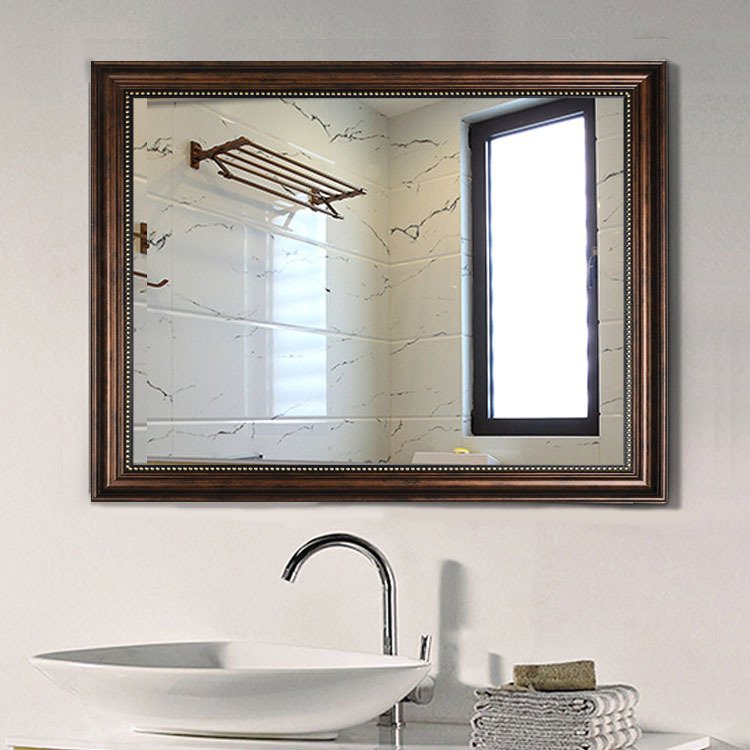 Manufacturer Fashion Wooden Frames Mirror Frame Transparent Moulding Aluminum Alloy Mirror Photo Picture Frame