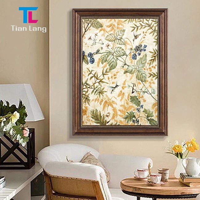 Factory Price Wall Photo Frame Moulding Wood Design A4 12x18 20x24 20x30 Artwork Gold Picture Frame for Home Decor