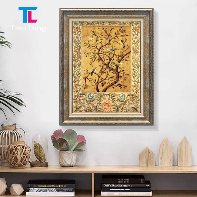 Factory Price Wall Photo Frame Moulding Wood Design A4 12x18 20x24 20x30 Artwork Gold Picture Frame for Home Decor