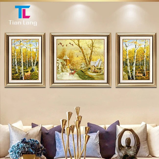 Factory Price Wall Photo Frame Moulding Wood Design A4 12x18 20x24 20x30 Artwork Gold Picture Frame for Home Decor