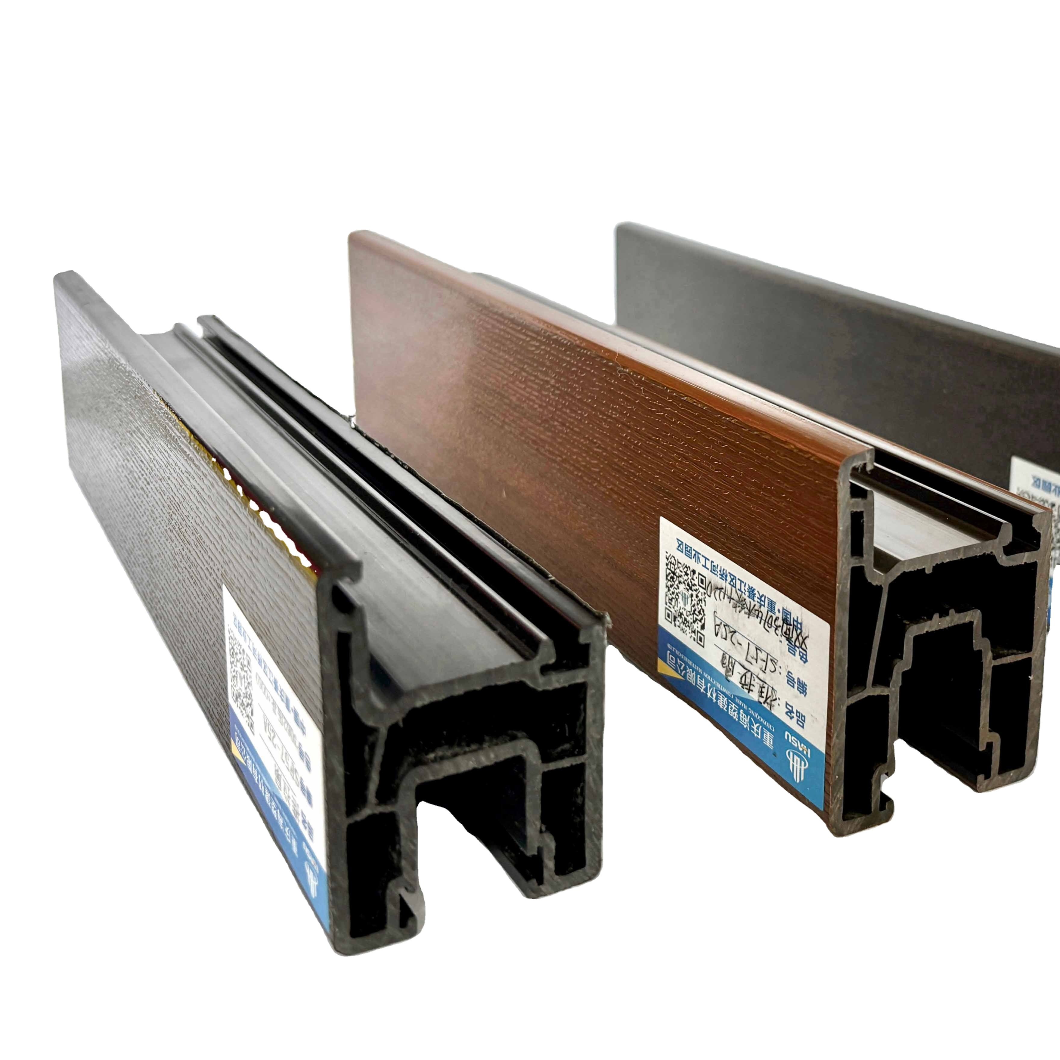 Haisu 88mm PVC Full Body UPVC Profile for Building OEM ODM Plastic Profiles for Windows and Door Frames Moulding