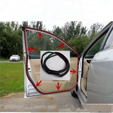 Factory Automotive Edge Gasket Car Door Outer Inner Rubber Weatherstrip Window Seal Weather Strip For Honda Accord 94 2008 2012