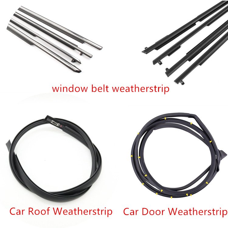 Factory Automotive Edge Gasket Car Door Outer Inner Rubber Weatherstrip Window Seal Weather Strip For Honda Accord 94 2008 2012